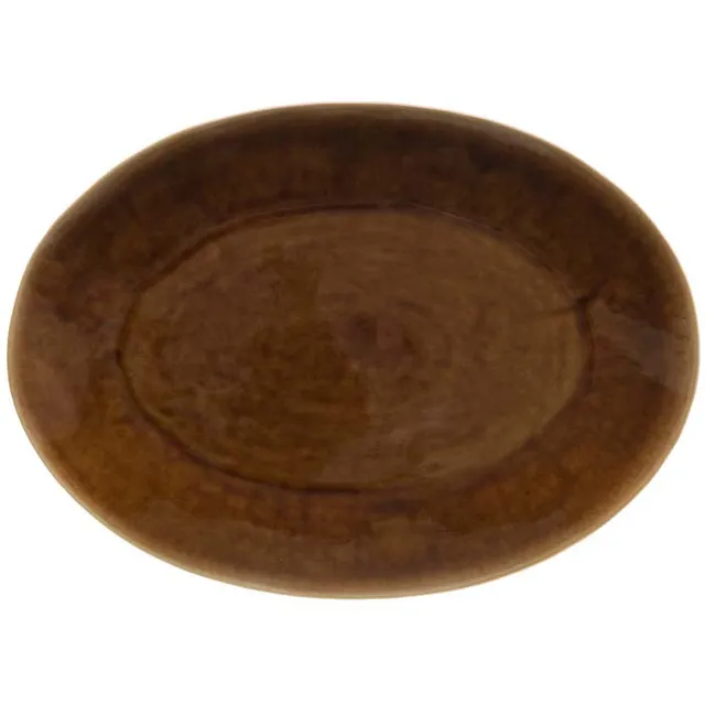 costa-nova-riviera-servierplatte-oval-terra-braun-feinsteinzeug image 1