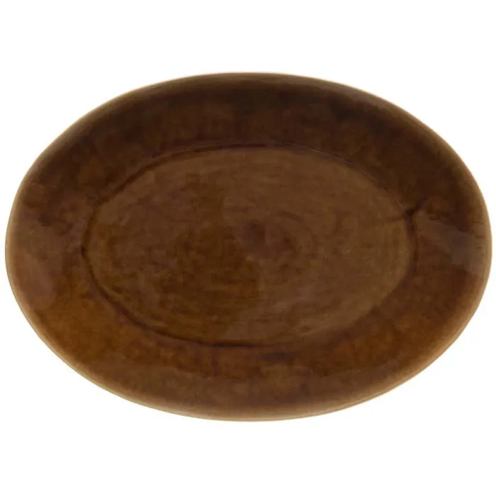 costa-nova-riviera-servierplatte-oval-terra-braun-feinsteinzeug image 1