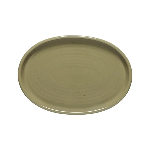 costa-nova-scotia-ovale-platte-olive-verde-steingut image 1