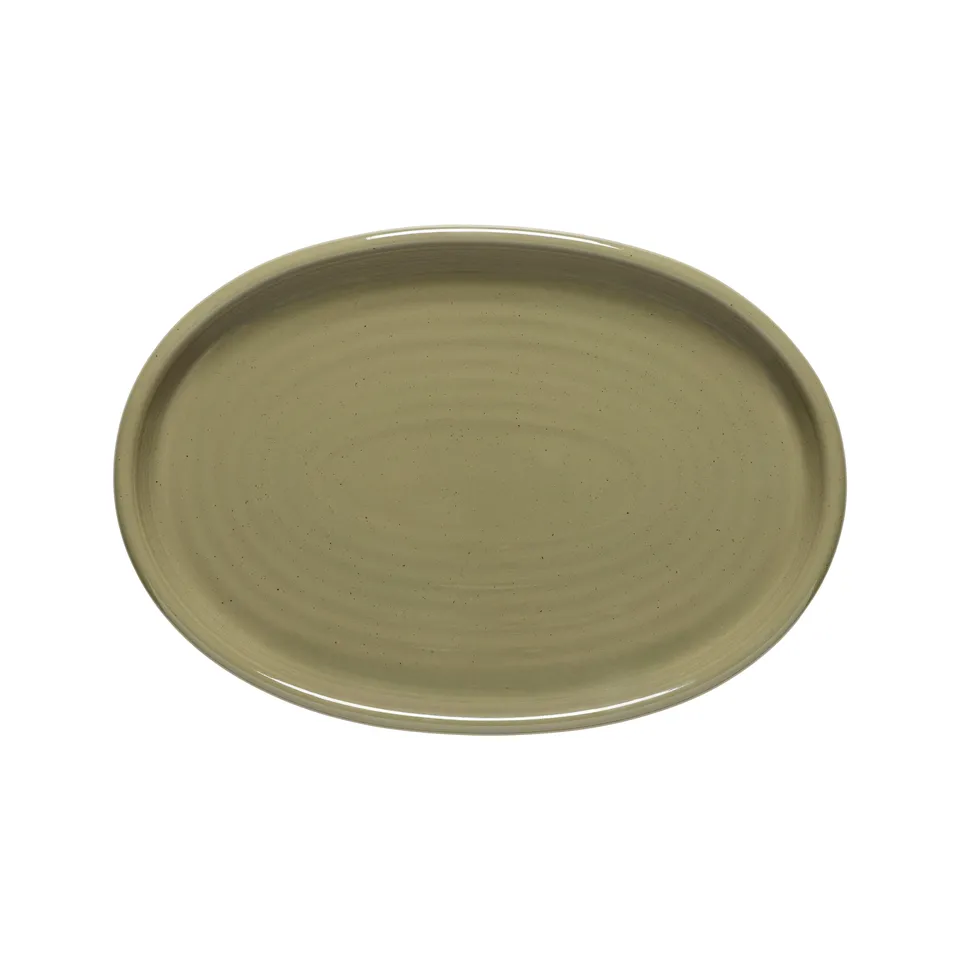 costa-nova-scotia-ovale-platte-olive-verde-steingut image 1