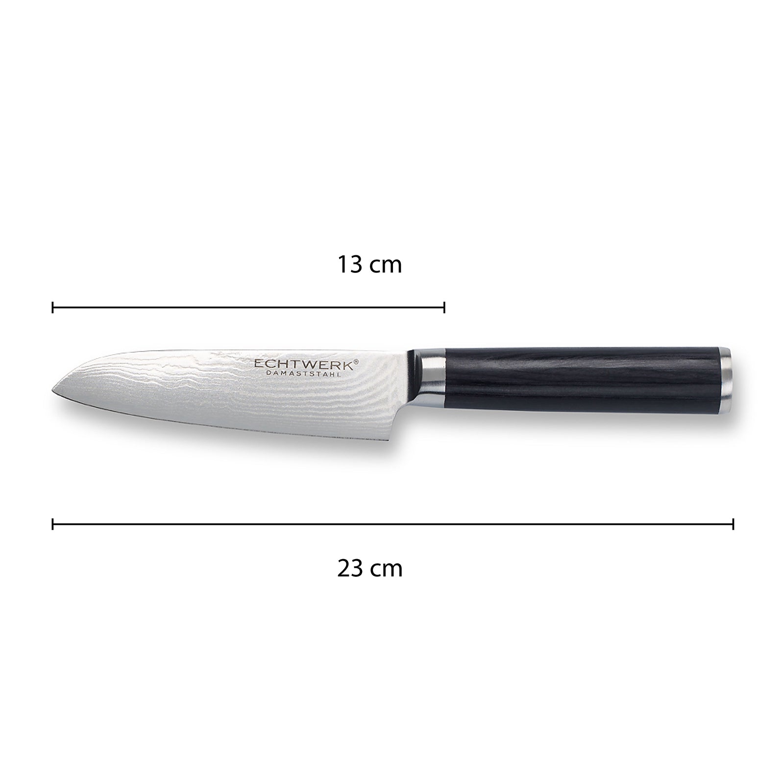 echtwerk-k-chenmesser-damast-santokumesser-13-cm-holzgriff image 2