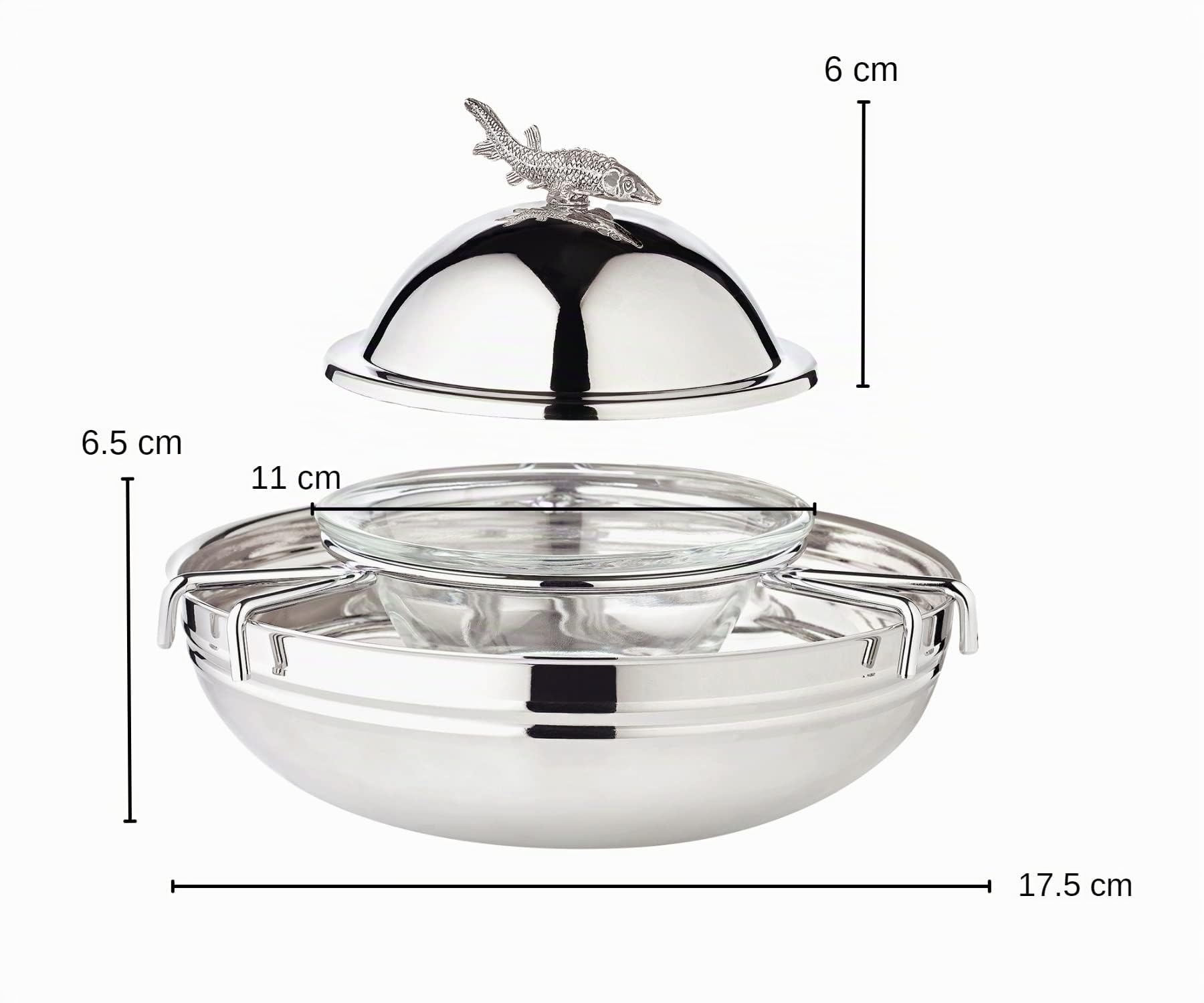 edzard-palma-kaviarschale-st-r-edelstahl-17-5-cm-glasschale image 3
