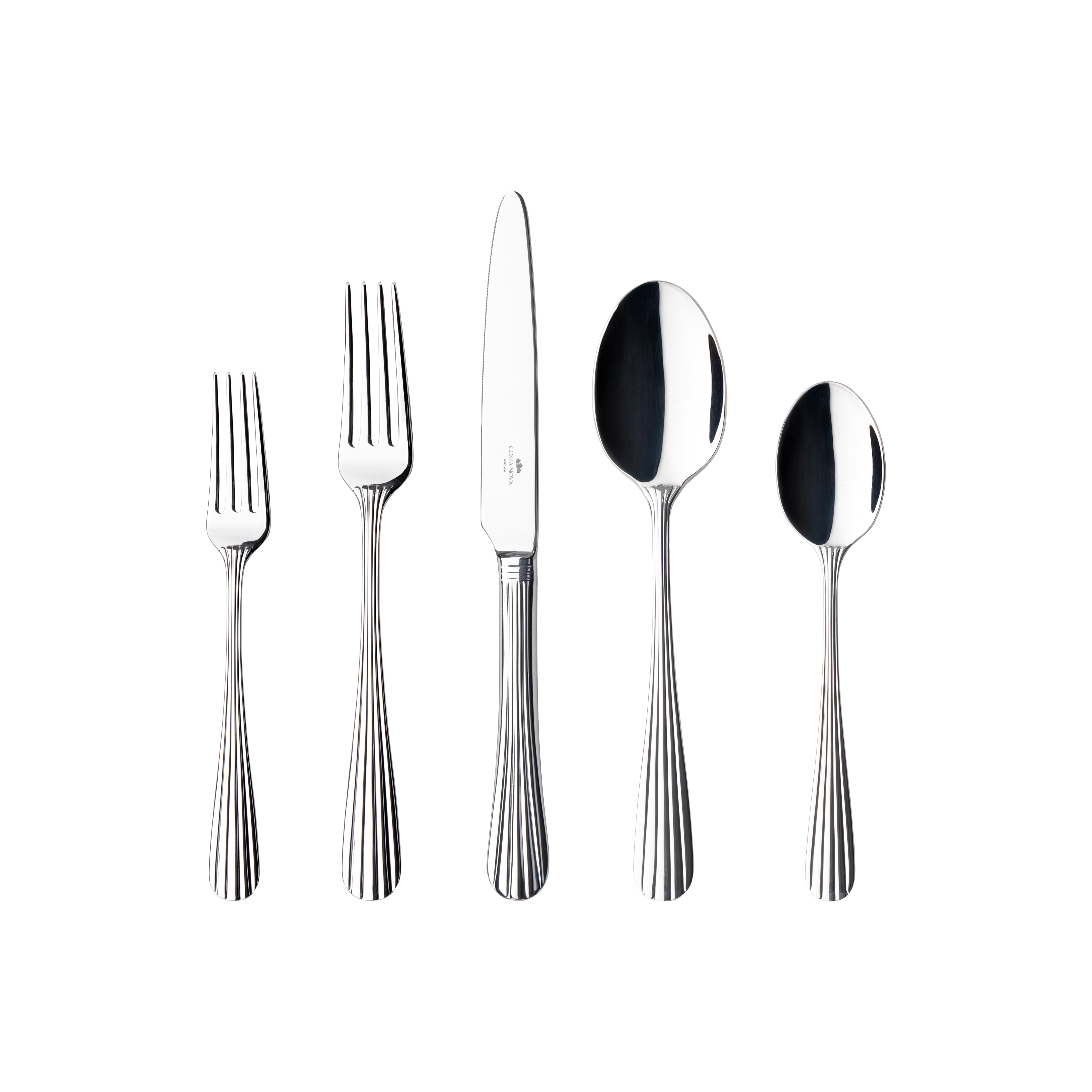 costa-nova-douro-5-teiliges-besteckset-silber-poliert image 1