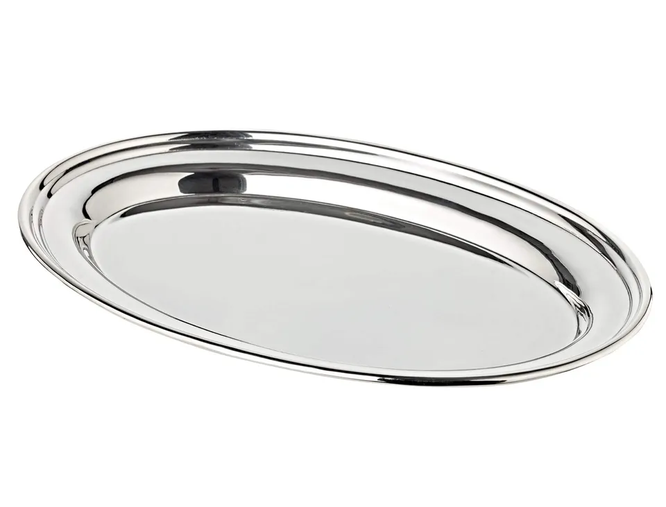 edzard-porto-lisa-tablett-oval-versilbert-23x16-cm image 1