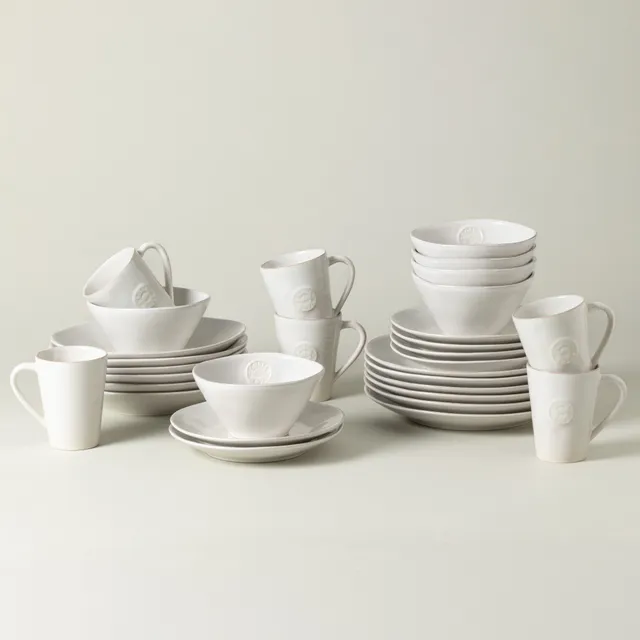 costa-nova-nova-30-tlg-geschirrset-wei-mit-becher image 1