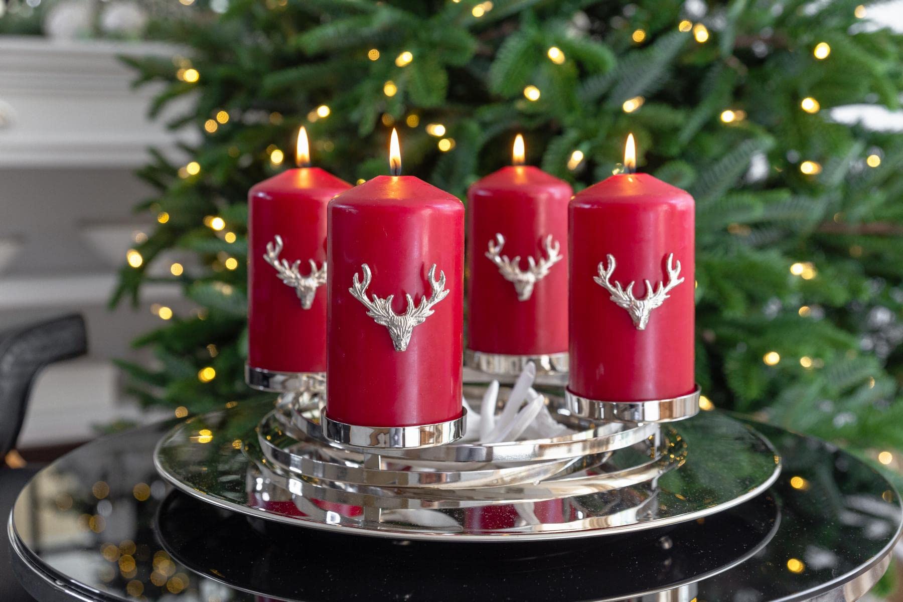 edzard-milano-adventskranz-la-annabell-39-cm-edelstahl image 5