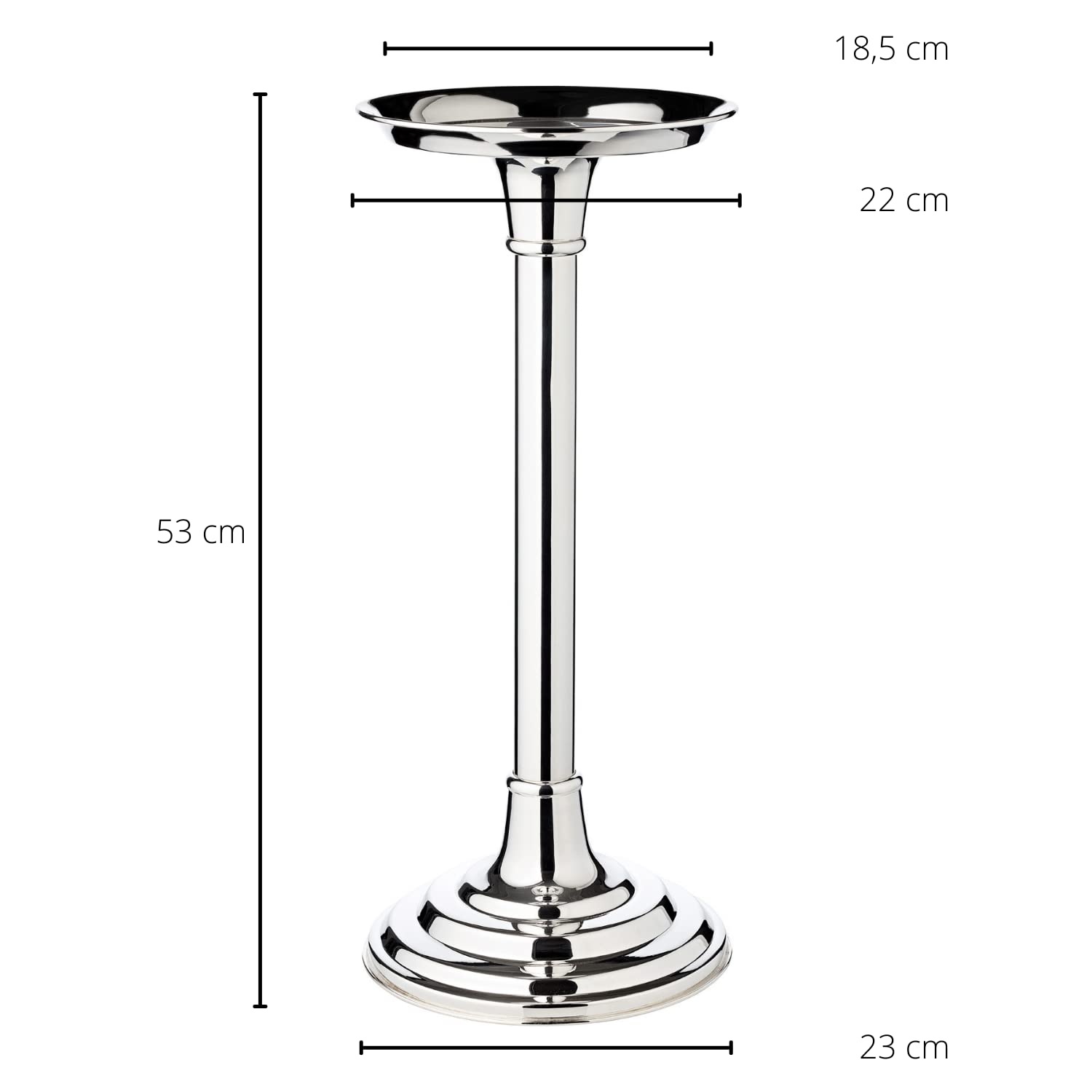 edzard-cadiz-sektk-hler-st-nder-57-cm-versilbert image 2