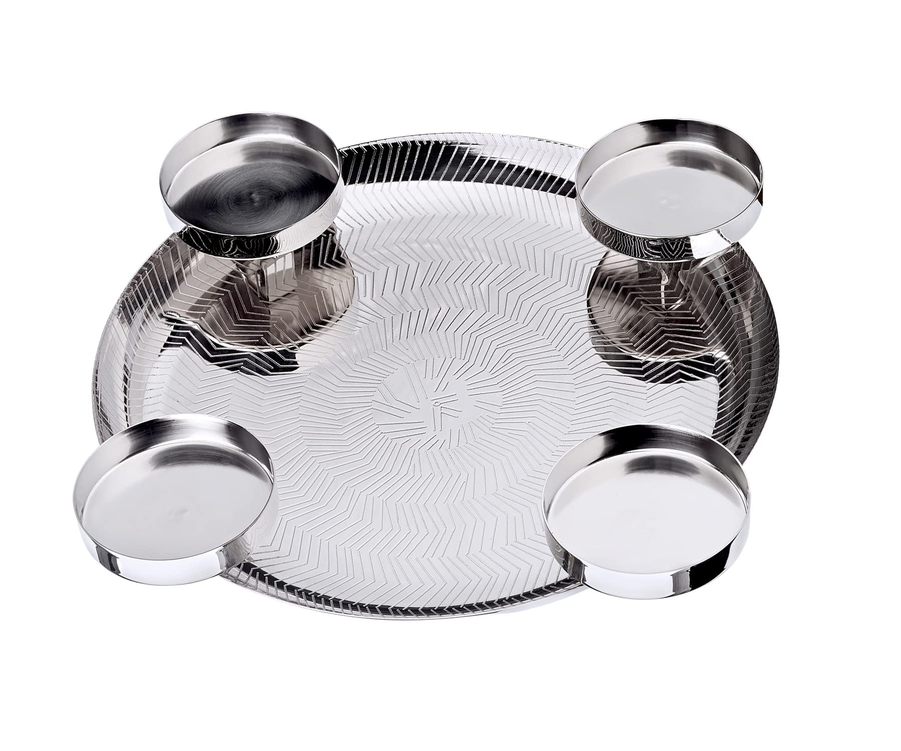 edzard-kaya-adventskranz-36-cm-edelstahl-silber-kerzenkranz image 4