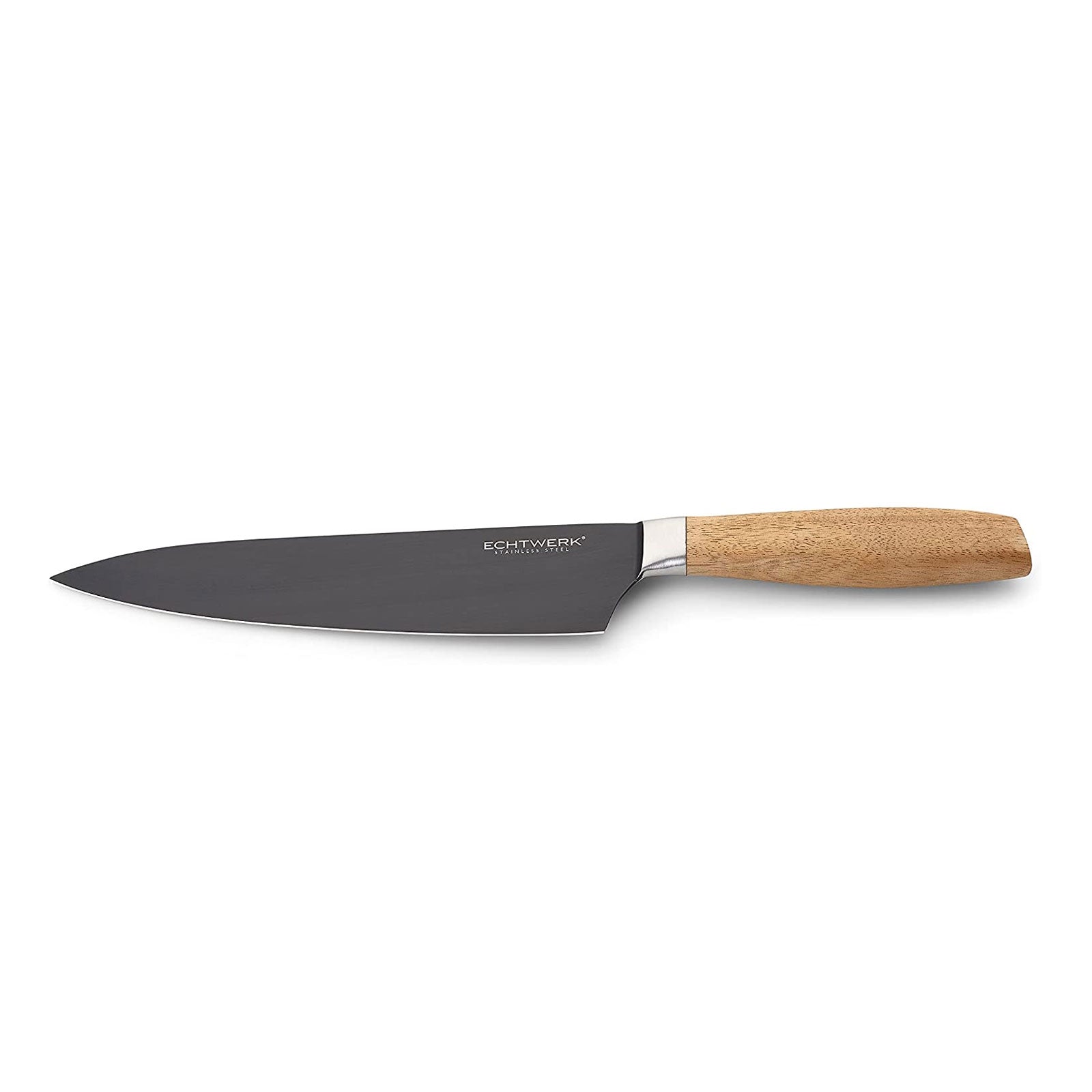 echtwerk-classic-black-edition-kochmesser-20-cm-akazienholz-rostfrei image 1