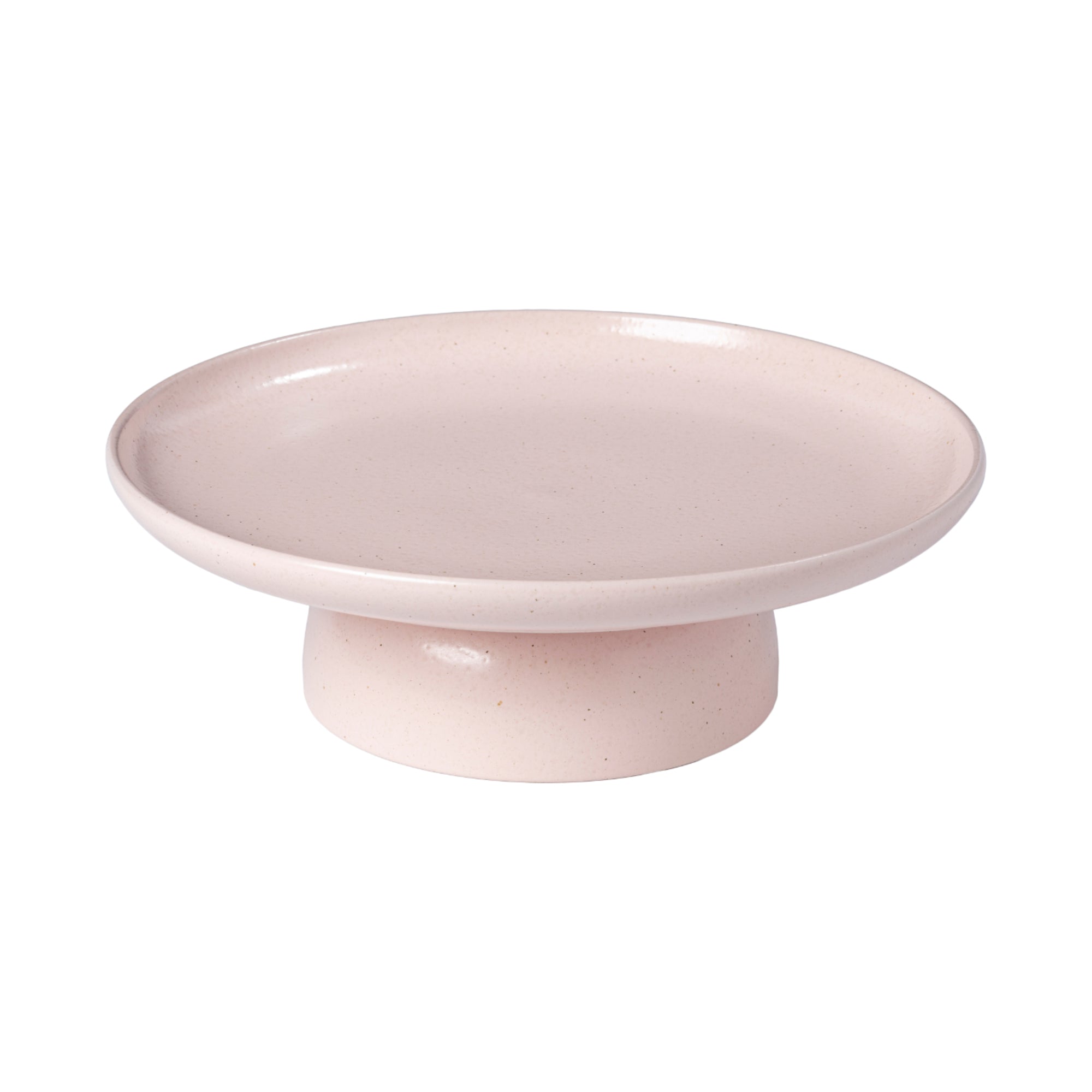 costa-nova-pacifica-teller-mit-fu-rosa-steinzeug-matt-rund image 1