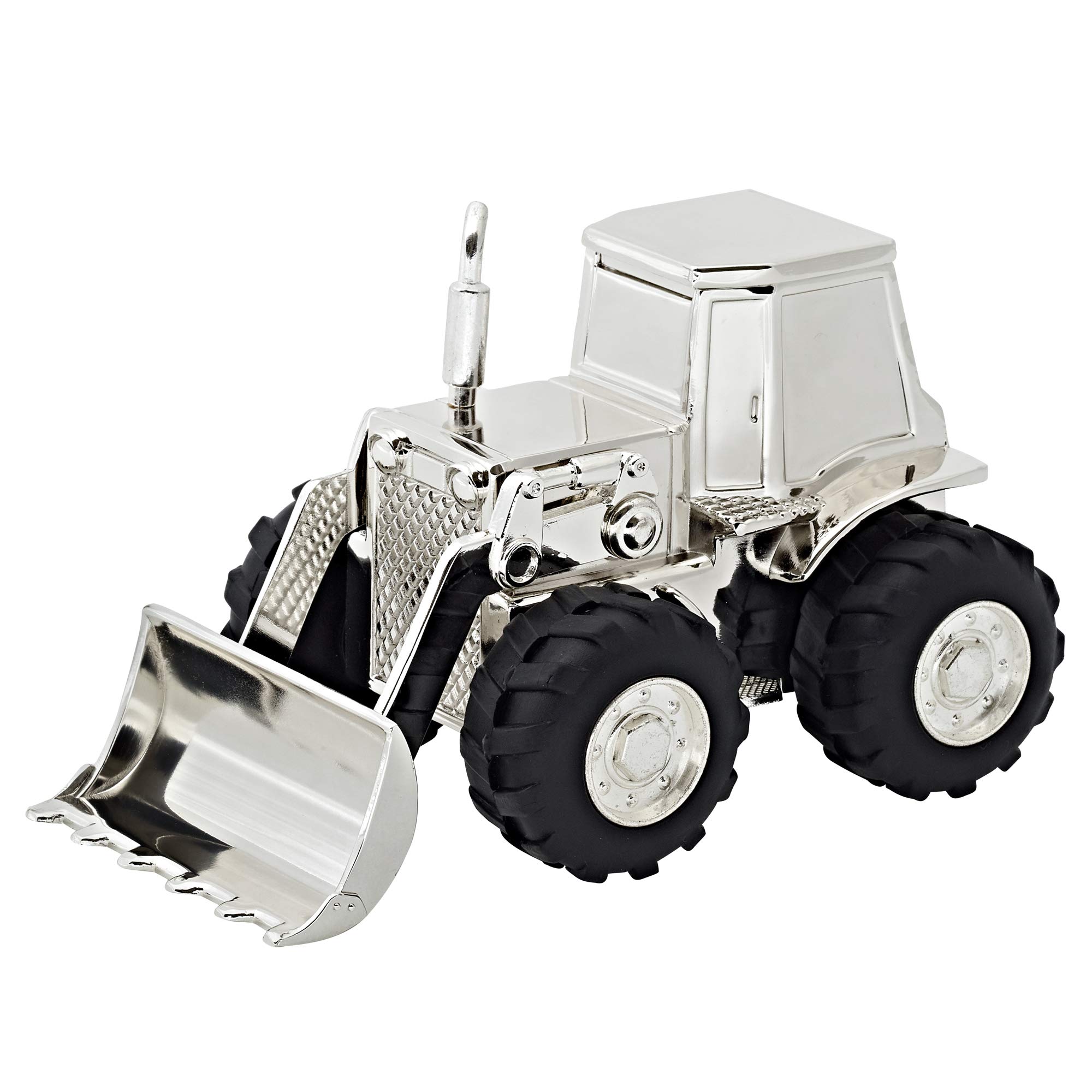 edzard-bert-traktor-spardose-versilbert-9-cm image 1