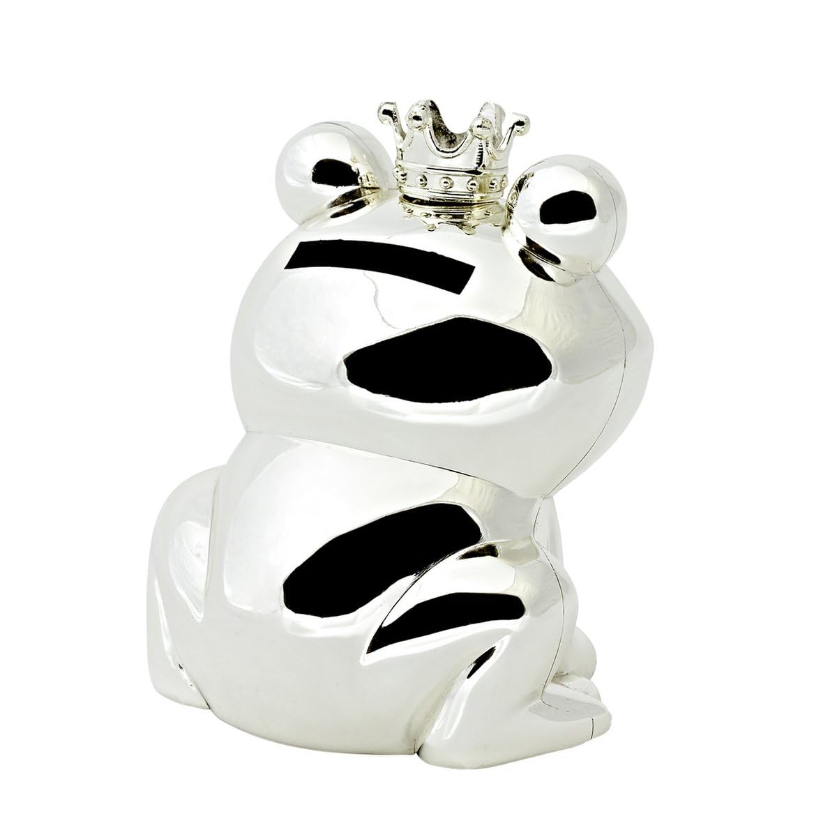 edzard-bert-froschk-nig-spardose-9-cm-versilbert-taufgeschenk image 2