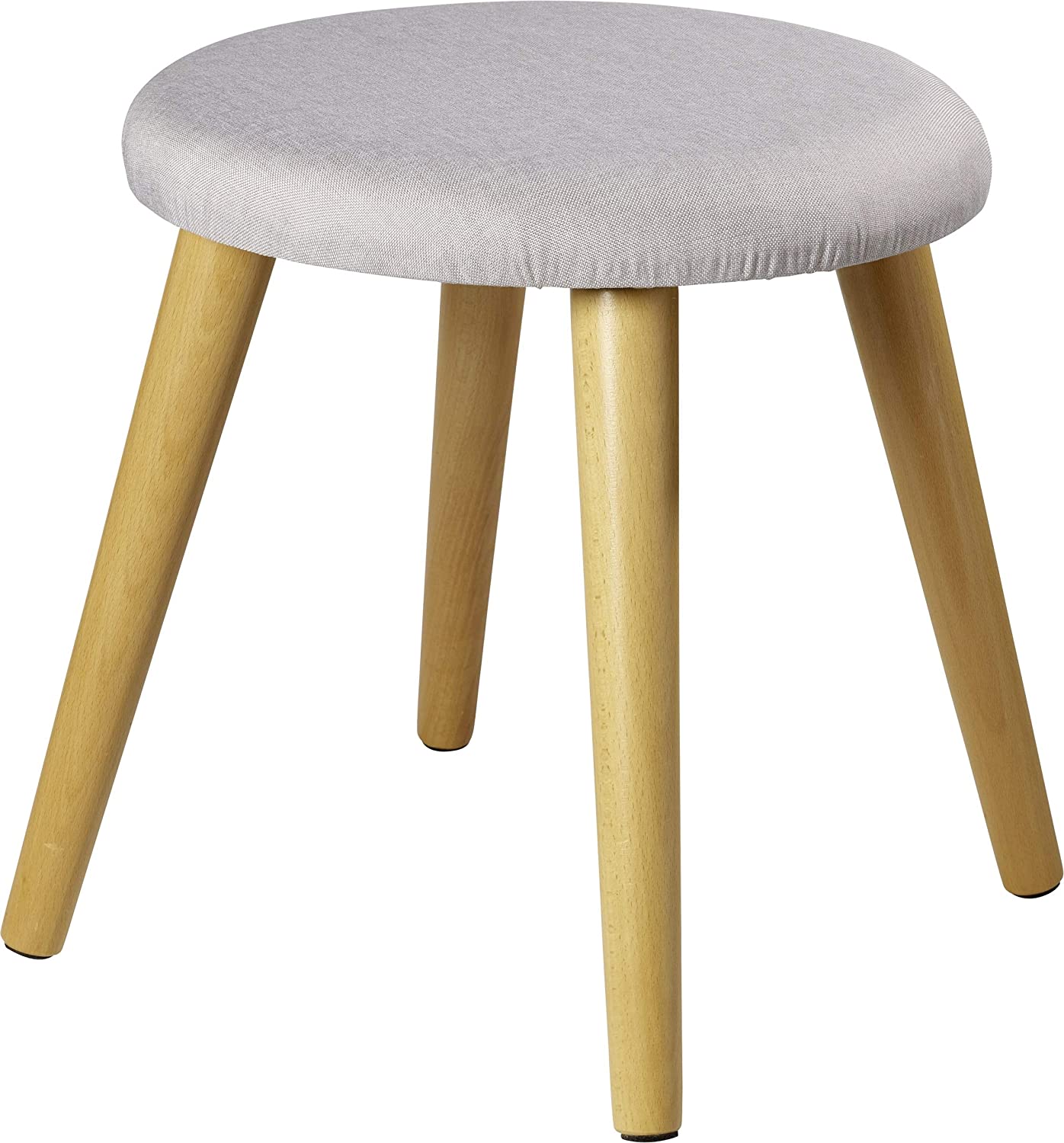 echtwerk-skandi-sitzhocker-creme-mit-holzf-en-gepolstert image 5