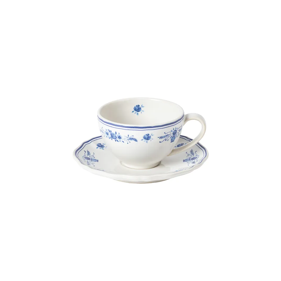 costa-nova-vila-tcs06-teetasse-mit-untertasse-wei-blau image 1