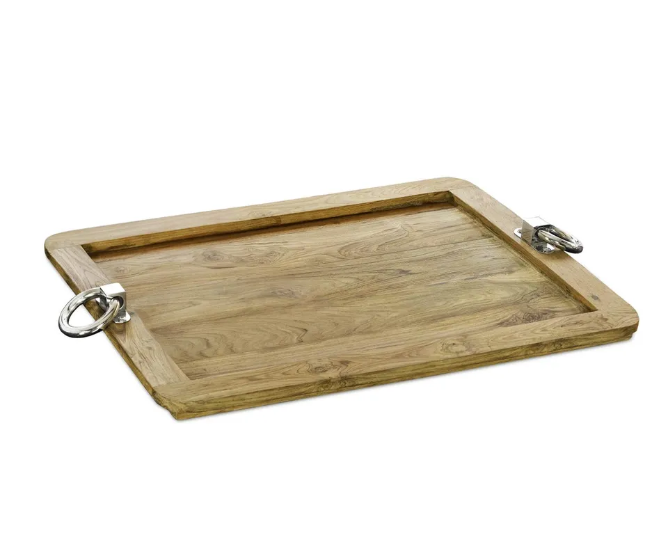 edzard-osgard-tablett-61x44-cm-teakholz-edelstahlgriffe image 1