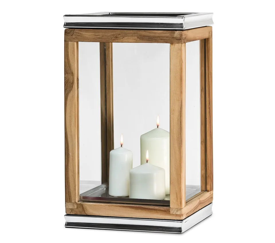 edzard-dubai-laterne-44-cm-teakholz-braun-bodenlaterne image 1