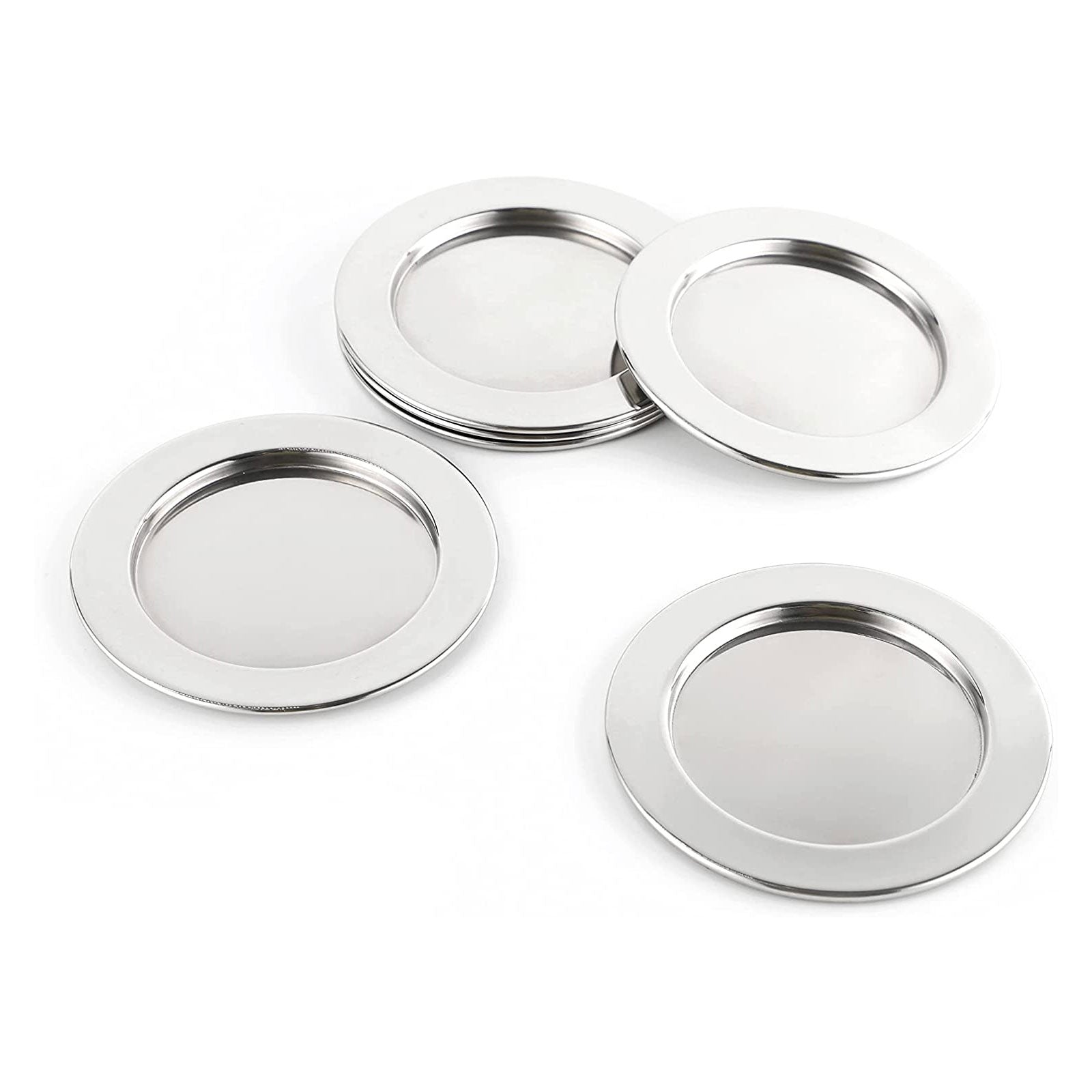 echtwerk-table-setting-glasuntersetzer-edelstahl-silber-6tlg-8-cm image 2