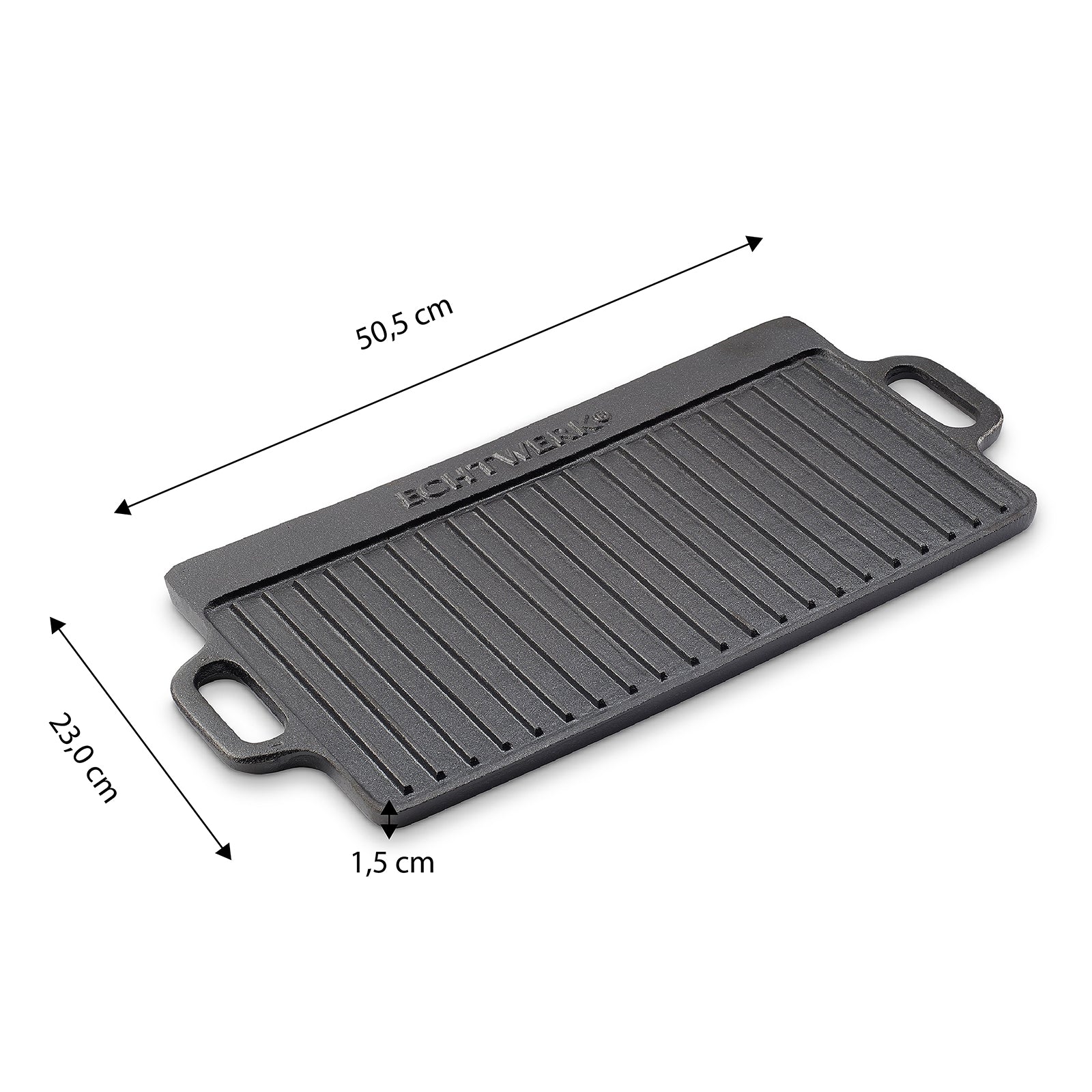 echtwerk-bbq-kochen-grillplatte-gusseisen-emaille-big-2-griffe image 3