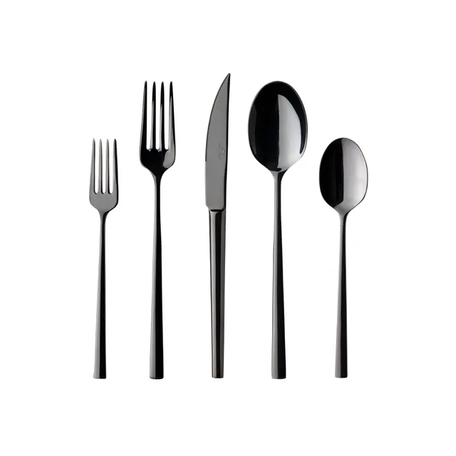 costa-nova-vela-besteckset-5-tlg-edelstahl-schwarz-poliert image 1