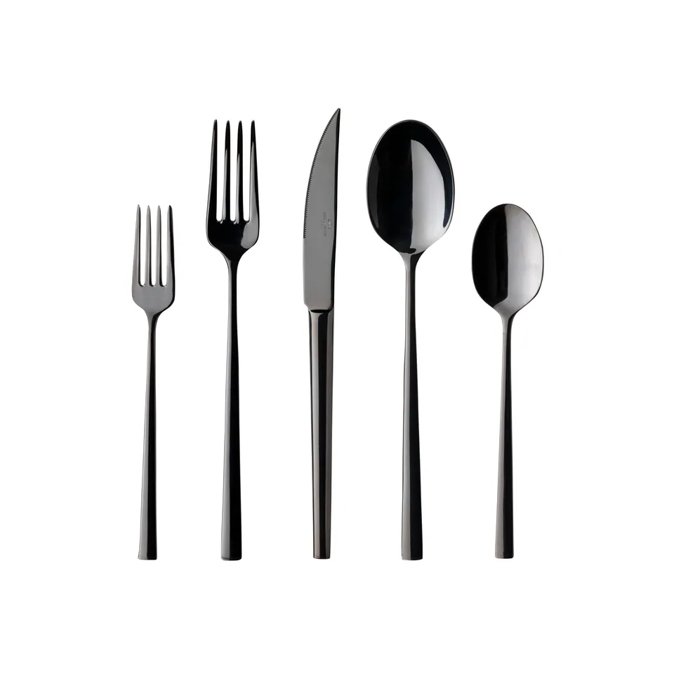 costa-nova-vela-besteckset-5-tlg-edelstahl-schwarz-poliert image 1