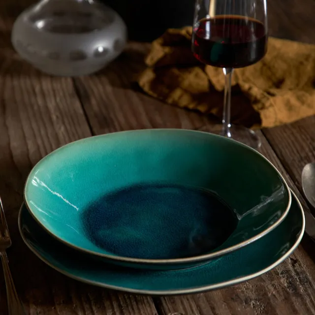 costa-nova-riviera-pasta-suppenteller-azur-azul-rund image 1