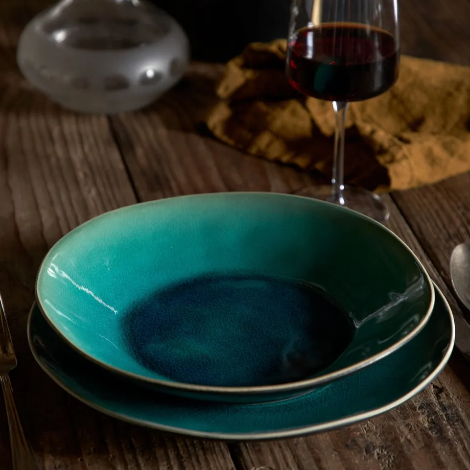 costa-nova-riviera-pasta-suppenteller-azur-azul-rund image 1