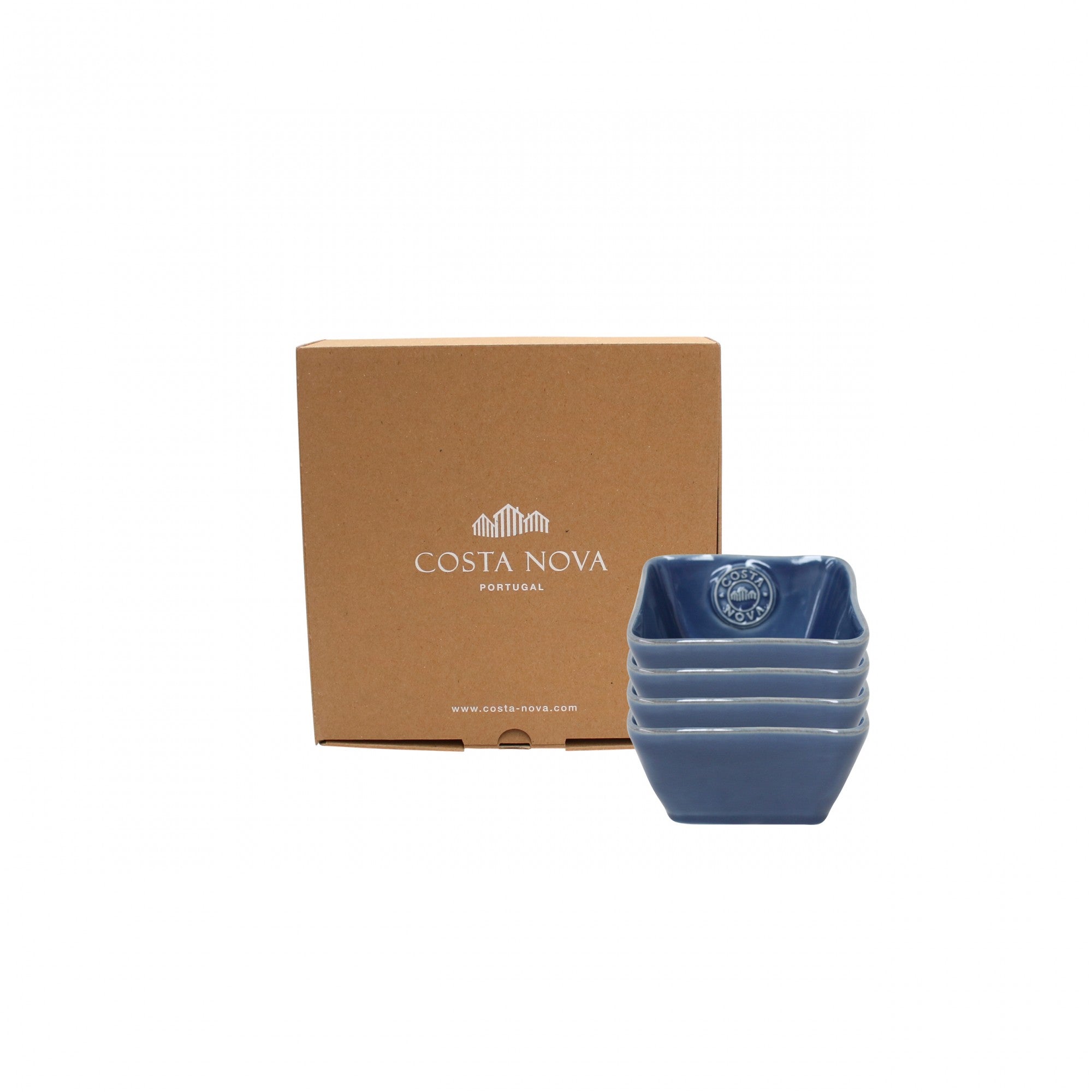 costa-nova-nova-schale-eckig-denim-blau-steingut-4er-set image 1