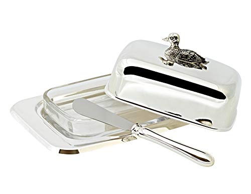 edzard-madrid-butterdose-ente-versilbert-18-cm-messer image 5
