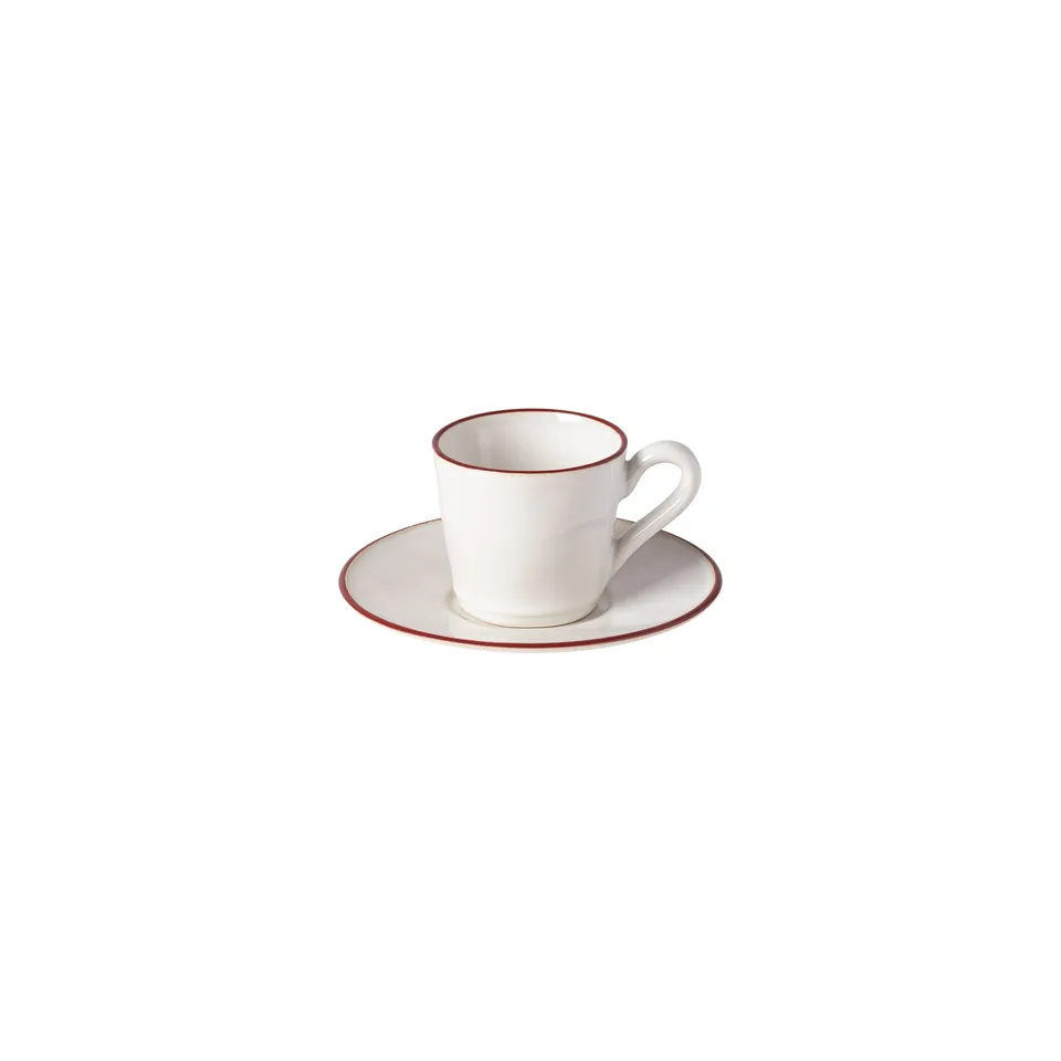 costa-nova-beja-espressotasse-rot-wei-feinsteinzeug image 1