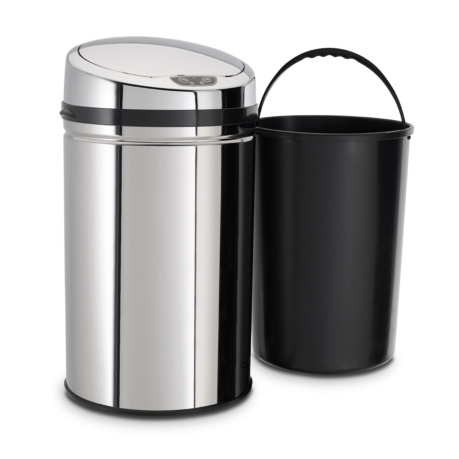 echtwerk-abfalleimer-30l-sensor-edelstahl-silber image 1