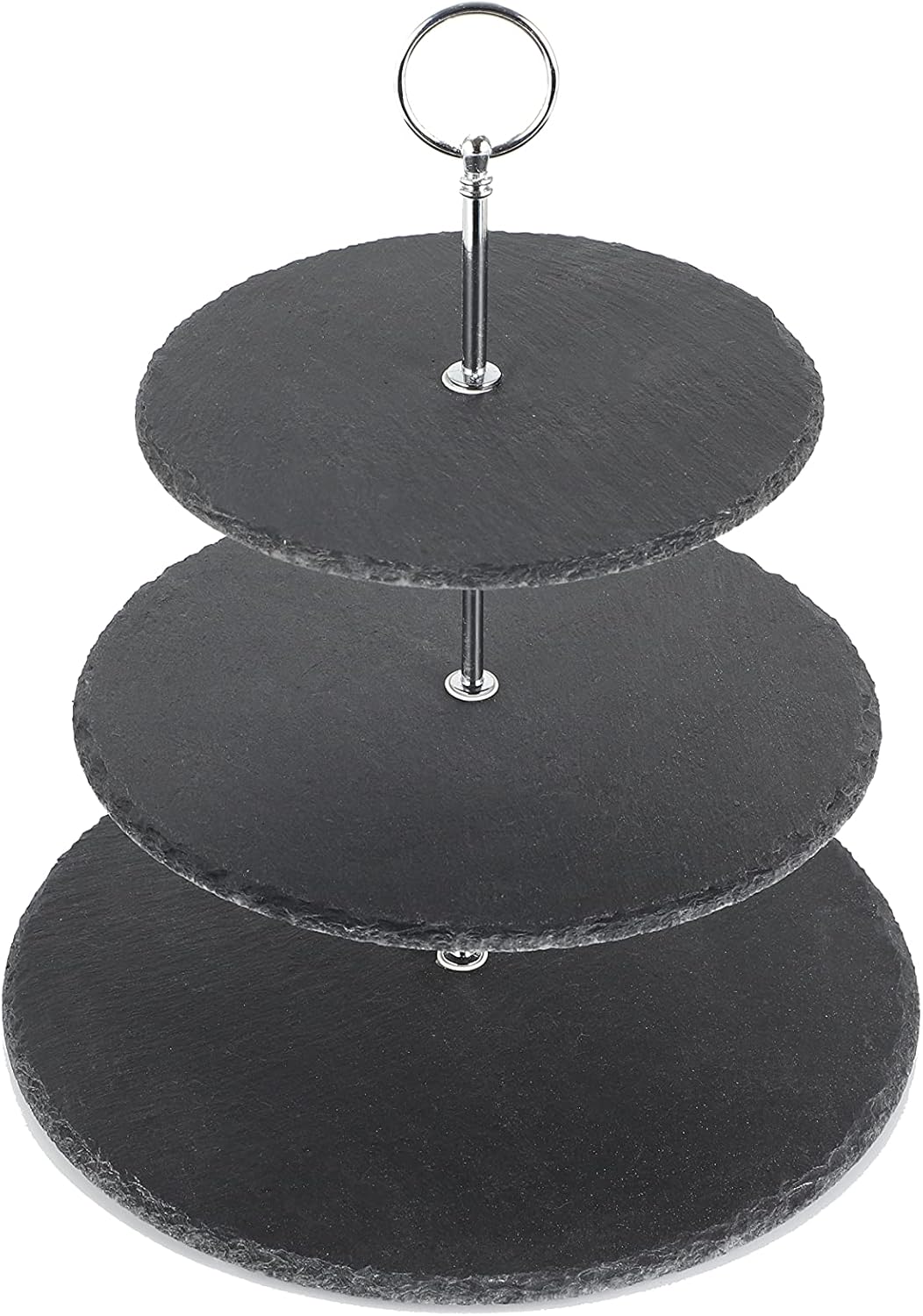echtwerk-geschirr-etagere-3-st-ckig-schiefer-20-25-30-silber image 2