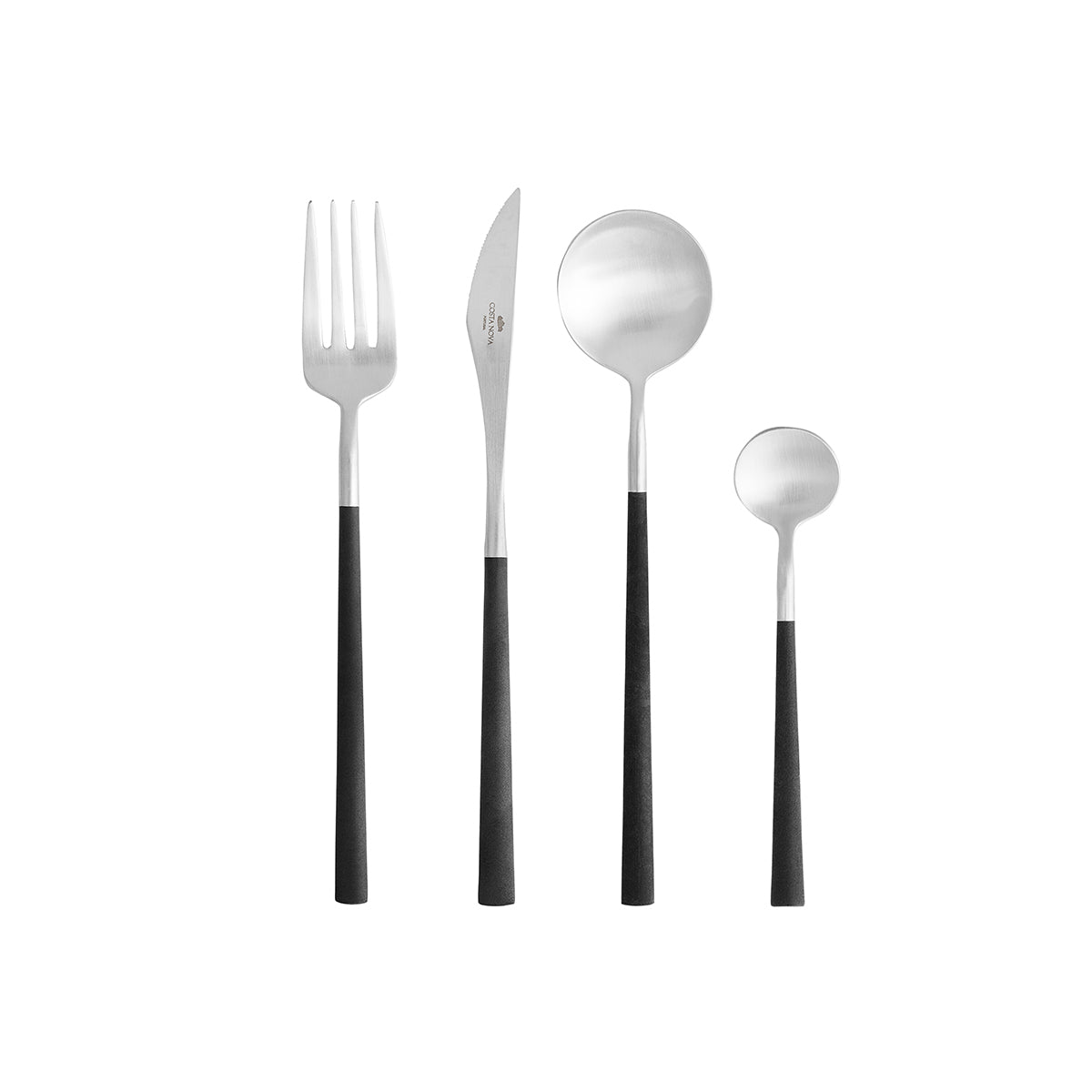 costa-nova-mito-c20318-blk-besteckset-24-tlg-edelstahl-schwarz image 1
