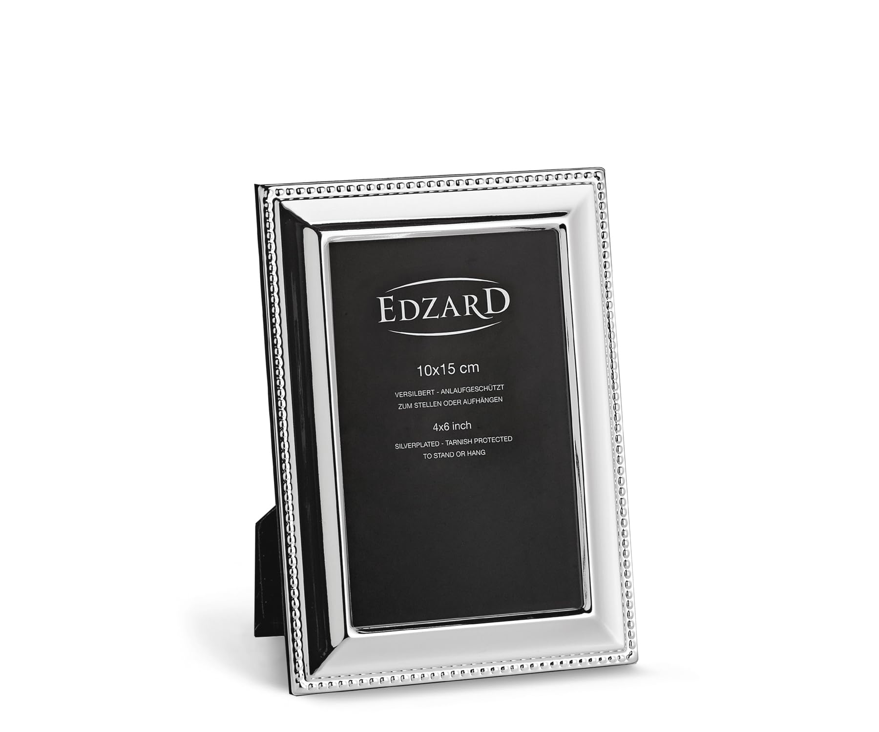 edzard-perla-bilderrahmen-10x15-cm-versilbert-perlenrand image 1