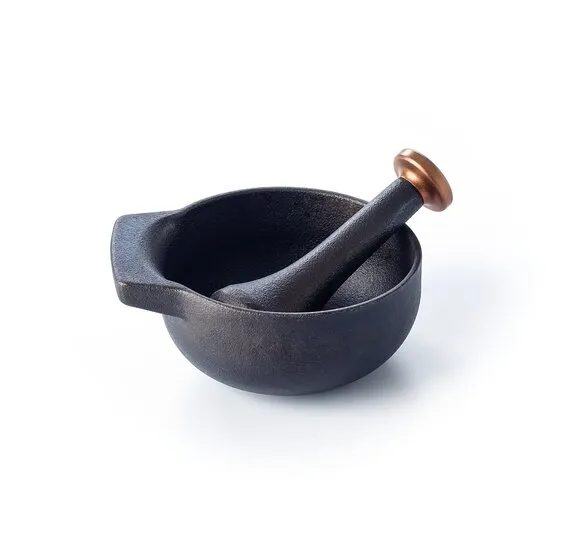 beka-nori-m-rser-mit-st-el-11-cm-gusseisen-schwarz image 1