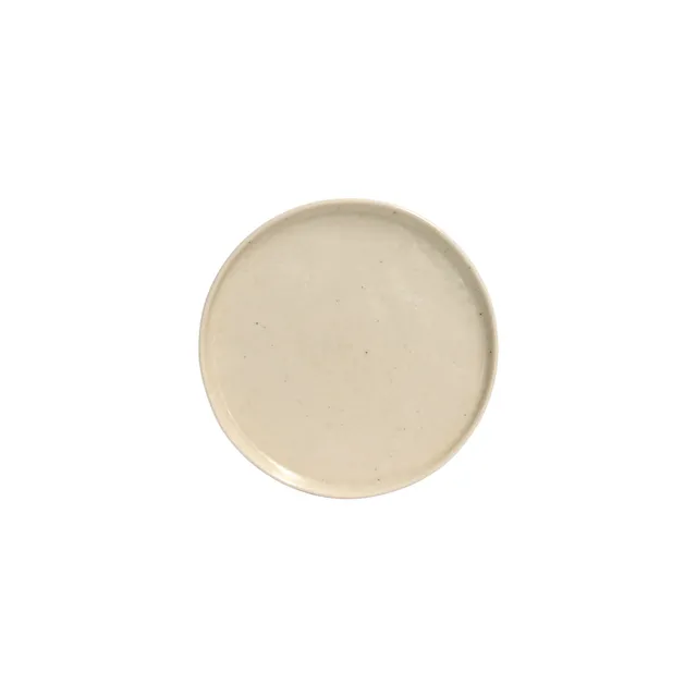costa-nova-lagoa-vorspeisenteller-rund-beige-pedra-steingut image 1