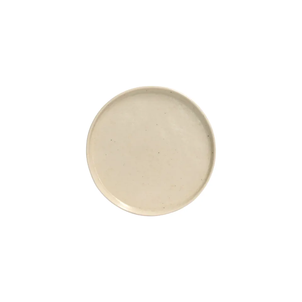 costa-nova-lagoa-vorspeisenteller-rund-beige-pedra-steingut image 1