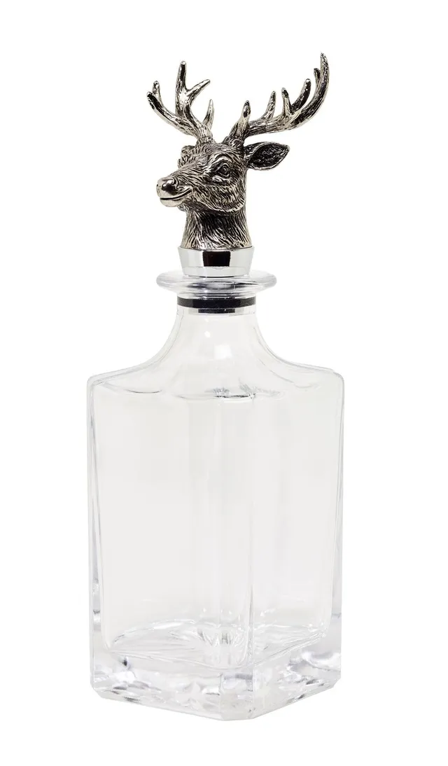 edzard-hirsch-glaskaraffe-26-cm-0-75-l-kristallglas image 1