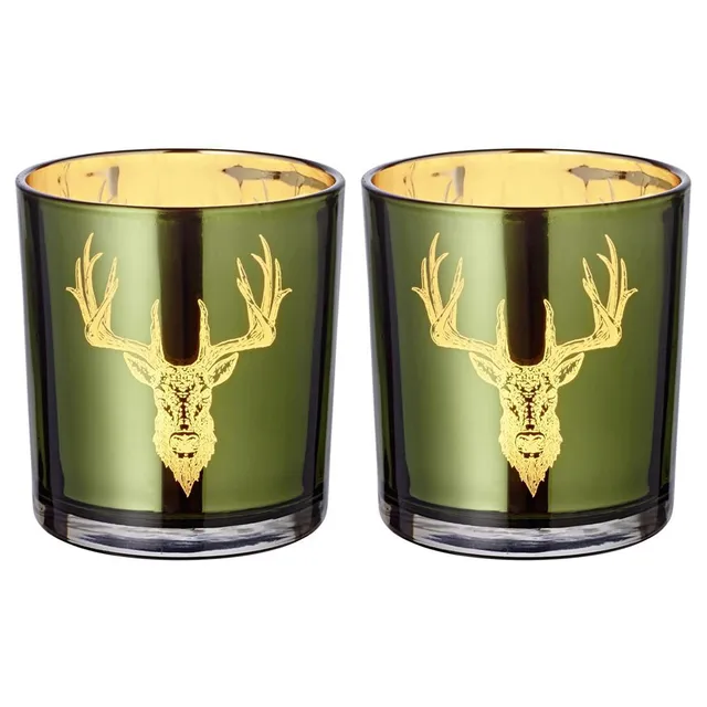 edzard-ted-teelichtglas-2er-set-gr-n-gold-8-cm-hirsch image 1