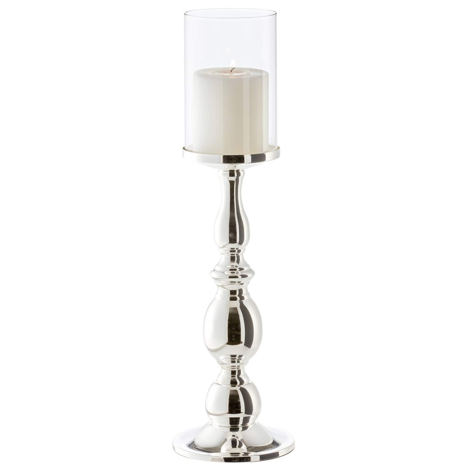 edzard-mascha-windlicht-45-cm-versilbert-anlaufgesch-tzt image 1