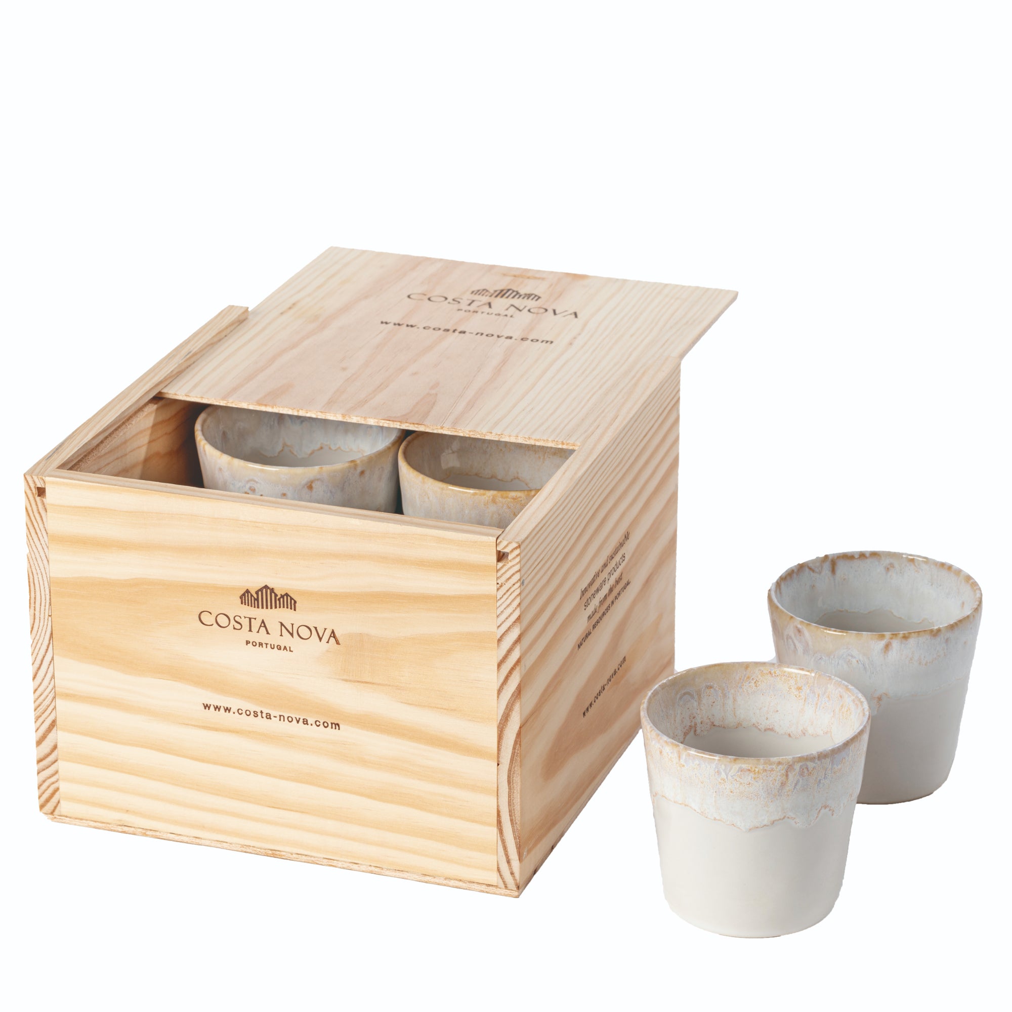 costa-nova-grespresso-lungo-becher-wei-8er-set-steingut image 1