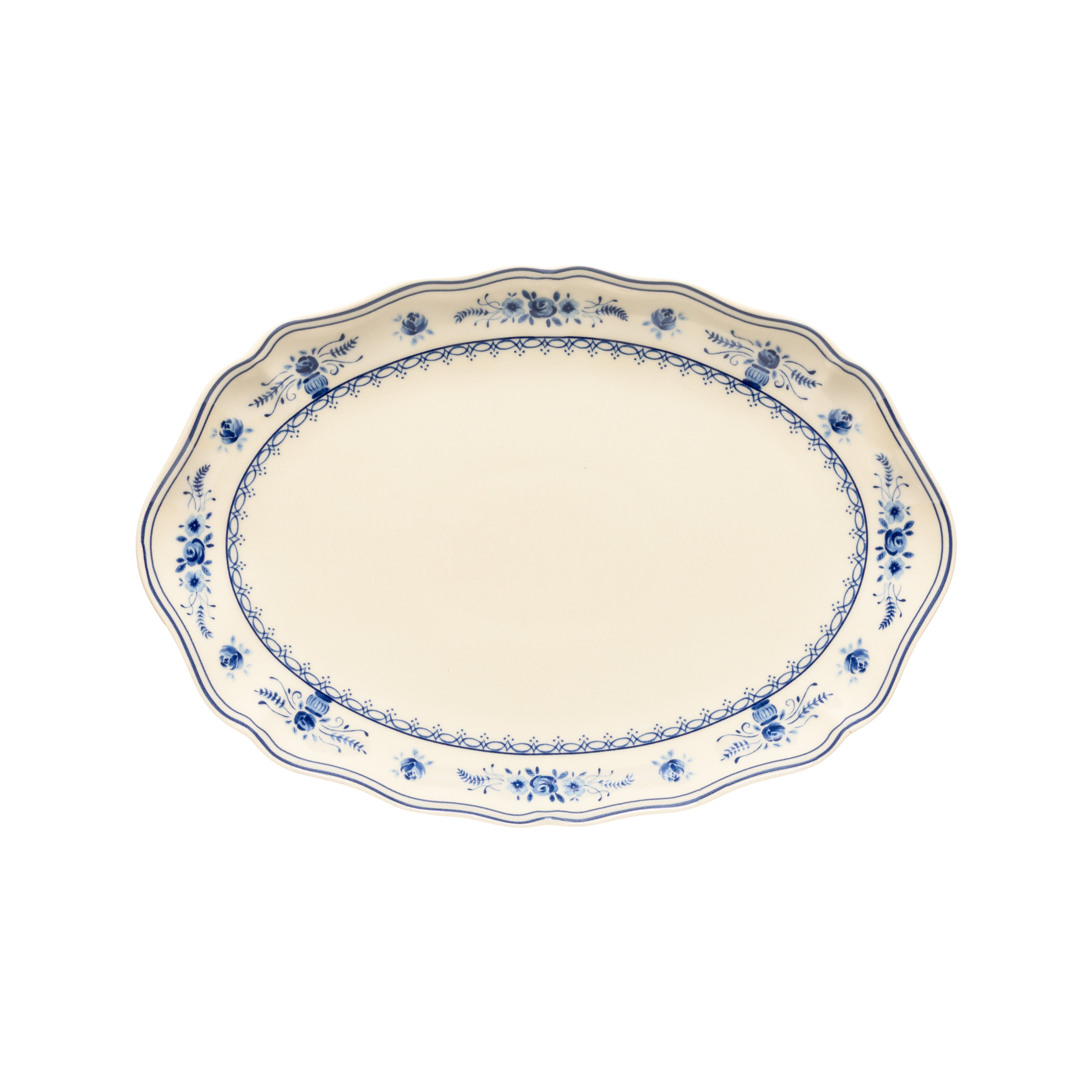 costa-nova-vila-servierplatte-oval-beige-blau-steingut image 1