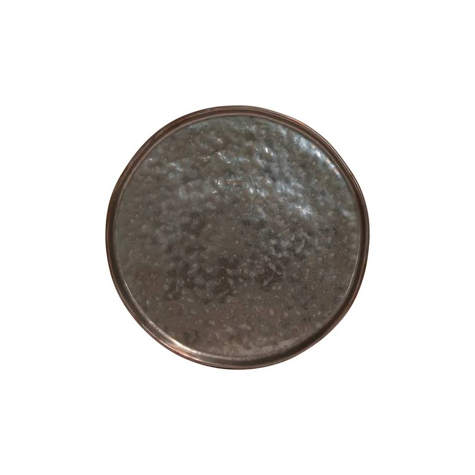 costa-nova-lagoa-dessertteller-metal-castanho-steinzeug image 1