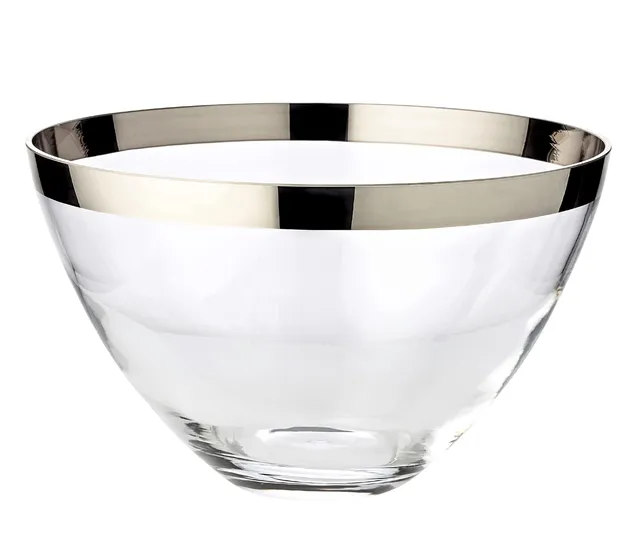 edzard-dallas-holly-schale-30cm-kristallglas-platinrand image 1