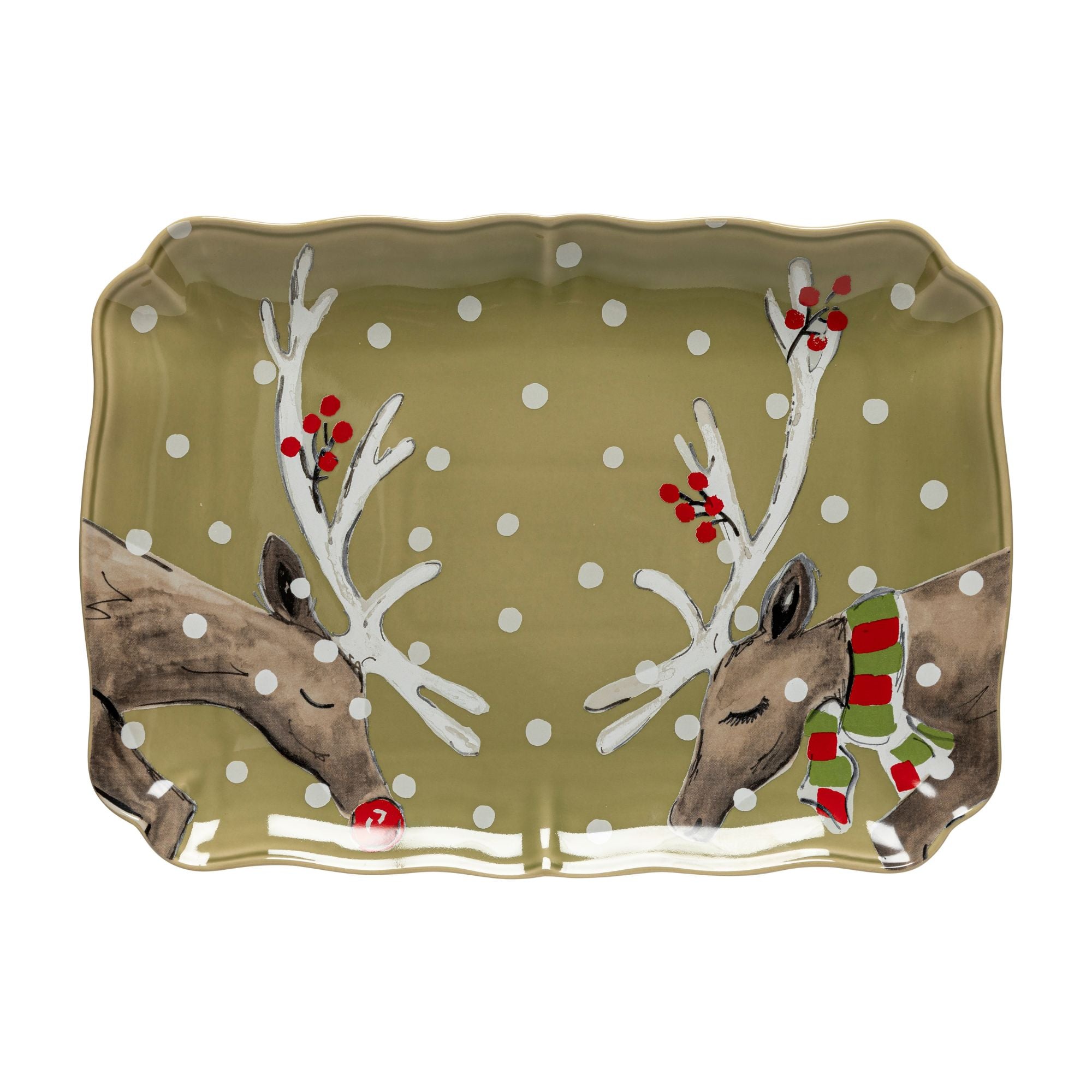 costa-nova-deer-friends-auflaufform-rechteckig-gr-n-steingut image 1