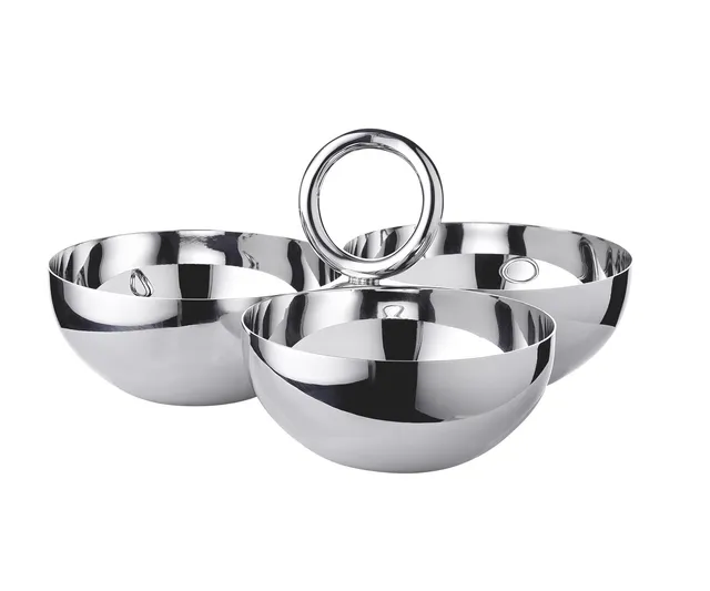 edzard-apura-snackschale-22-cm-edelstahl-obstschale image 1