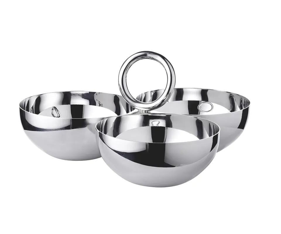 edzard-apura-snackschale-22-cm-edelstahl-obstschale image 1