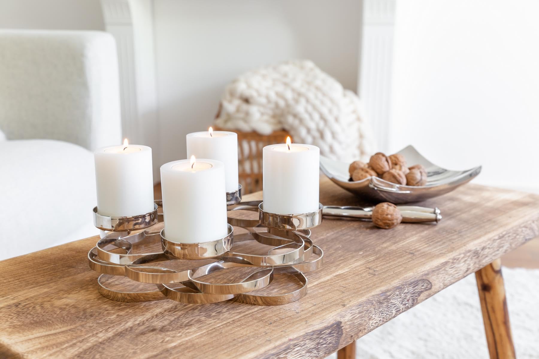 edzard-alita-adventskranz-edelstahl-silber-25-cm-6-cm image 5