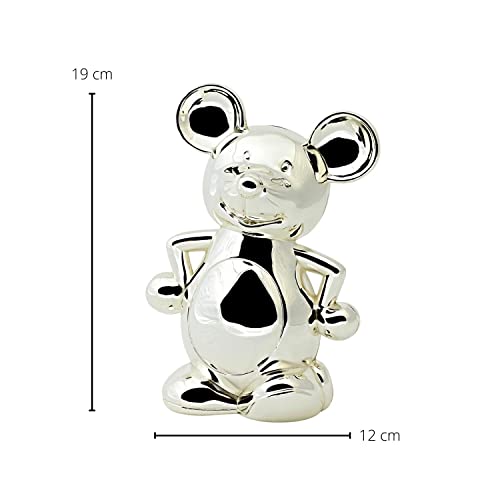 edzard-bert-maus-spardose-19-cm-versilbert-taufgeschenk image 6
