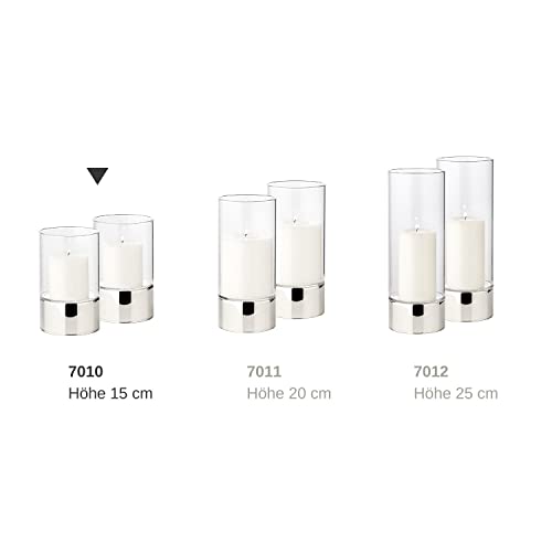 edzard-granada-windlicht-glas-2er-set-silberfuss-h-15-cm image 8