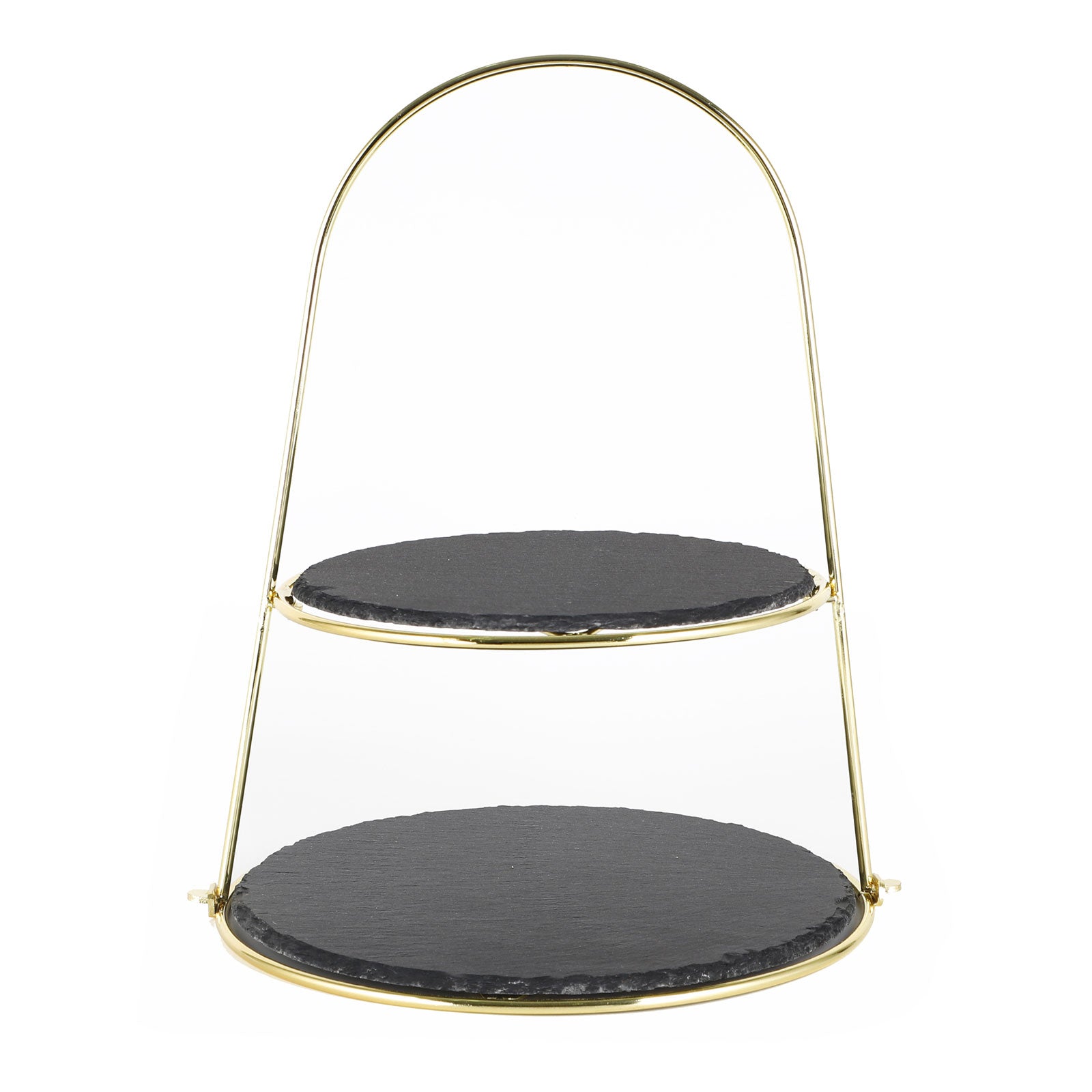 echtwerk-geschirr-etagere-schiefer-2-st-ckig-silber-25-30-cm image 5